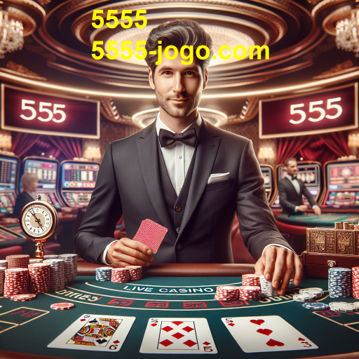 Experimente a Emoção do Cassino Ao Vivo no 5555